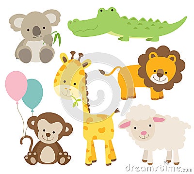 Animal Set Vector Illustration