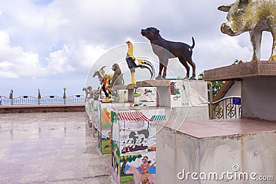 Animal statues Editorial Stock Photo