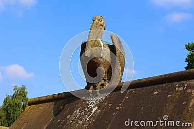 Animal Wall is a sculptured wall depicting 15 animals Editorial Stock Photo