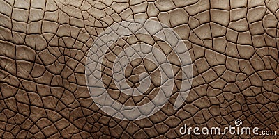 Animal Wrinkled Skin Texture. Fauna Pattern. Old African Elephant Skin Background. Safari Concept. AI generated Stock Photo