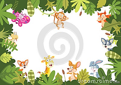 Animals Banner Vector Illustration Vector Illustration