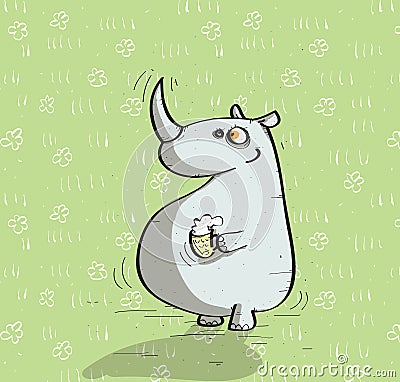 Animals Having Fun No.11 Vector Illustration