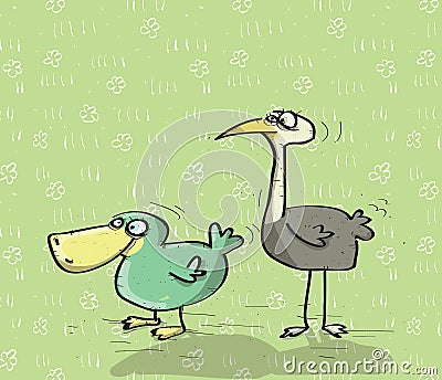 Animals Having Fun No.15 Vector Illustration