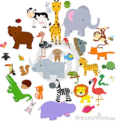 Animals Vector Illustration