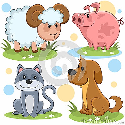 Animals part 13 Vector Illustration