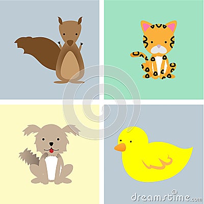Animals Vector Illustration