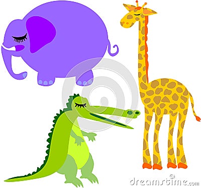 Animals Cartoon Illustration