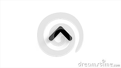Animated Arrows, Upward Animation with Grey Background. Swipe Up Icon Stock  Footage - Video of direction, digital: 223907932