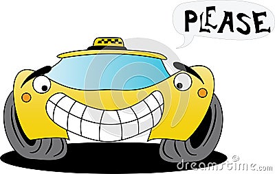 Animated car Vector Illustration