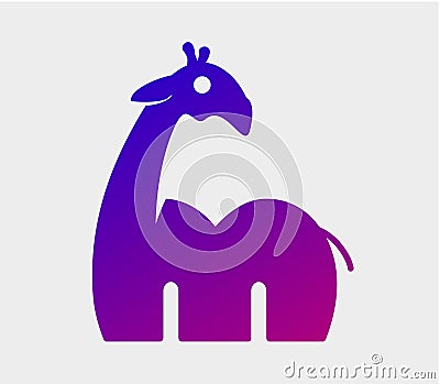 Animated Character and logo design Vector Illustration