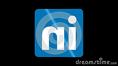 Linkedin Animated Logo 4K stock video. Video of design - 150465585