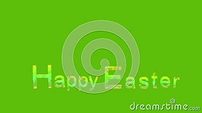 Animated Easter Message with Jesus , Text Message, Flowers on Green  Background. Stock Video - Video of natural, screen: 137184125