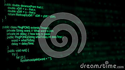 Writing Java Computer Program Code on a Black Background Animation Stock  Video - Video of digital, future: 154339097