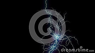 Animated Lightning, Thunder, Hurricane, for Video Editing Stock Footage -  Video of black, bright: 130891394