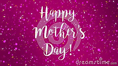 Animated Pink Happy Mother`S Day Greeting Card Stock Video - Video Of  Glitter, Magenta: 180858861