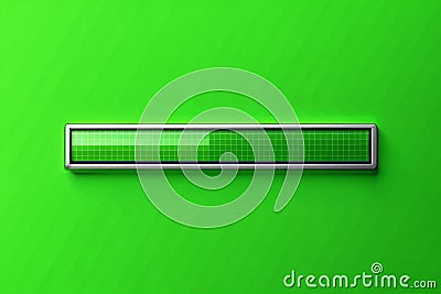 Animated Pixelated Green Loading Bar for Seamless Download Transfer Progress Visualization Stock Photo