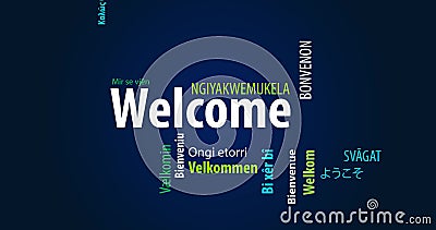 Animated Welcome Word Cloud on a Blue Background Stock Footage - Video of greek, spanish: 168750928 Animated Welcome Word Cloud on a Blue Background Stock Footage - Video of greek, spanish: 168750928