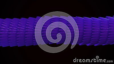 Animation of a crawling colored dragon on a black background. Animation. Seamlessly looping background of dragon Stock Photo