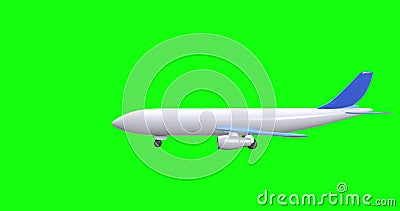 Animation 3d Plane Trip Landing Arrival Flight Flying Green Screen Travel  Ticket Stock Footage - Video of airship, travel: 212000212