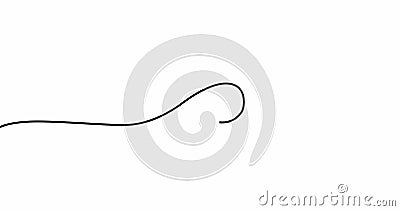 Animation of the infinity symbol drawn with one line. Repetitions or unlimited cycling. Alpha channel. 4K Stock Photo