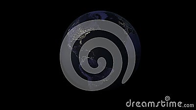 3D Animation of Spinning Globe of the Earth Planet Stock Video - Video of  countries, africa: 94607581