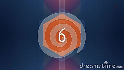 Animazione di conto alla rovescia da 10 - 1 Numeri animati per le introduzioni e le aperture esplosive di evento illustrazione di stock Animazione di conto alla rovescia da 10 - 1 Numeri animati per le introduzioni e le aperture esplosive di evento illustrazione di stock