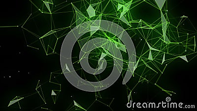 Animação eco plexus futurística com triângulos brilhantes em movimento lento, loop 4096x2304 4K ilustração do vetor Animação eco plexus futurística com triângulos brilhantes em movimento lento, loop 4096x2304 4K ilustração do vetor