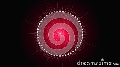 Animação futurística com objeto circular e luz em movimento lento, loop 4096x2304 4K ilustração stock Animação futurística com objeto circular e luz em movimento lento, loop 4096x2304 4K ilustração stock