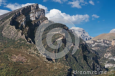 Anisclo canyon in Huesca, Aragon pyrenees, Spain. Stock Photo