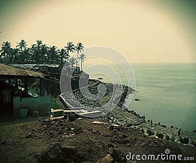 Anjuna Beach Stock Photo