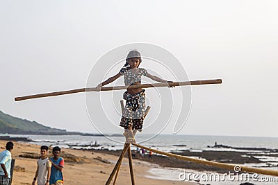 Anjuna, Goa, India Editorial Stock Photo