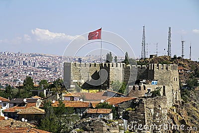 Ankara Castle Stock Photo