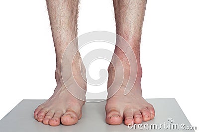 Ankle injury Stock Photo