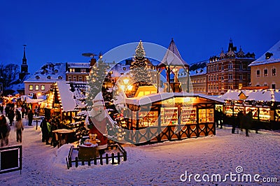 Annaberg-Buchholz christmas market Stock Photo