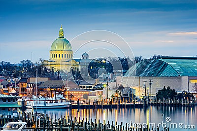 Annapolis Skyline Stock Photo