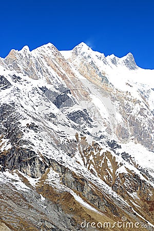 Annapurna Base Camp (ABC), Nepal Stock Photo