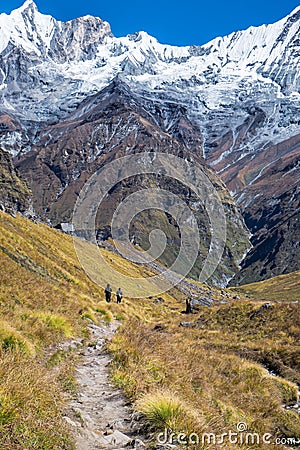 Annapurna Conservation Area Stock Photo