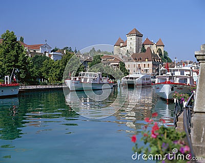 ANNECY, RHONE ALPS FRANCE Editorial Stock Photo