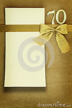 Anniversary card Stock Photo