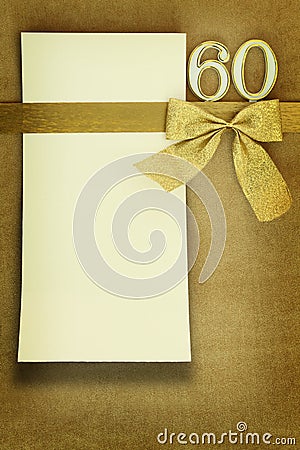 Anniversary card Stock Photo