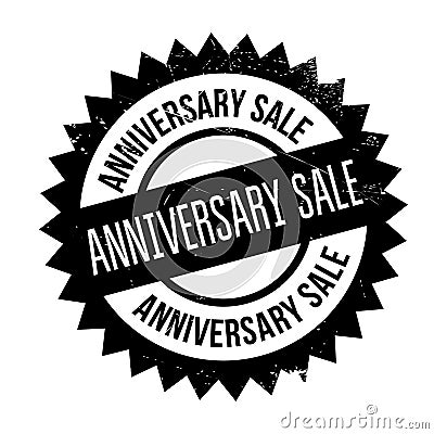 Anniversary Sale rubber stamp Vector Illustration