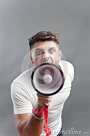 Announcement Stock Photo