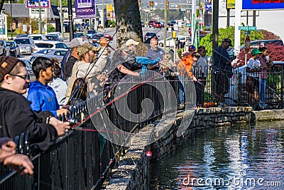 Annual Earnest `Pig` Robertson Fishing Rodeo Editorial Stock Photo