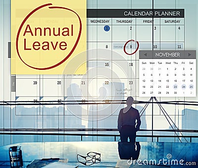 Annual Leave Schedule Planning To Do List Concept Stock Photo