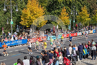 Annual marathon in Berlin, Germany Editorial Stock Photo