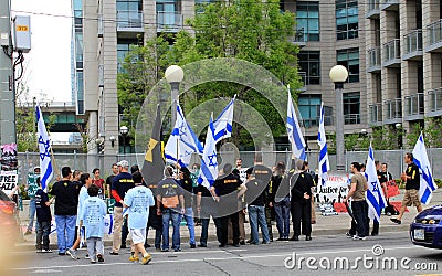 The Annual Marsh Walk with Israel in Toronto Editorial Stock Photo