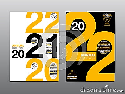 annual report 2021,2022 ,future, business, template layout design, vector illustration , presentation abstract flat Vector Illustration