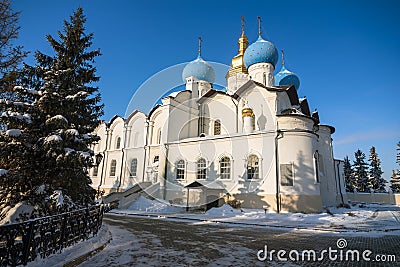 Annunciation Cathedral is a monument of Russian architecture , Kazan, Tatarstan Republic. Stock Photo