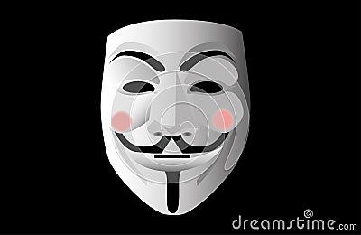 Anonymous Mask Editorial Stock Photo