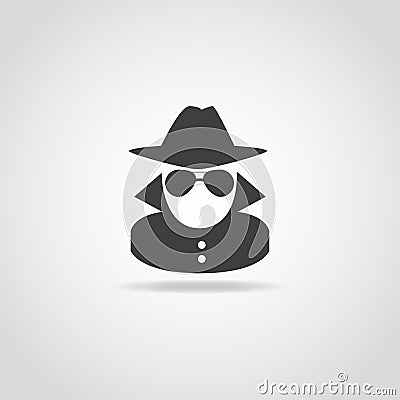 Anonymous Spy Icon Stock Photo